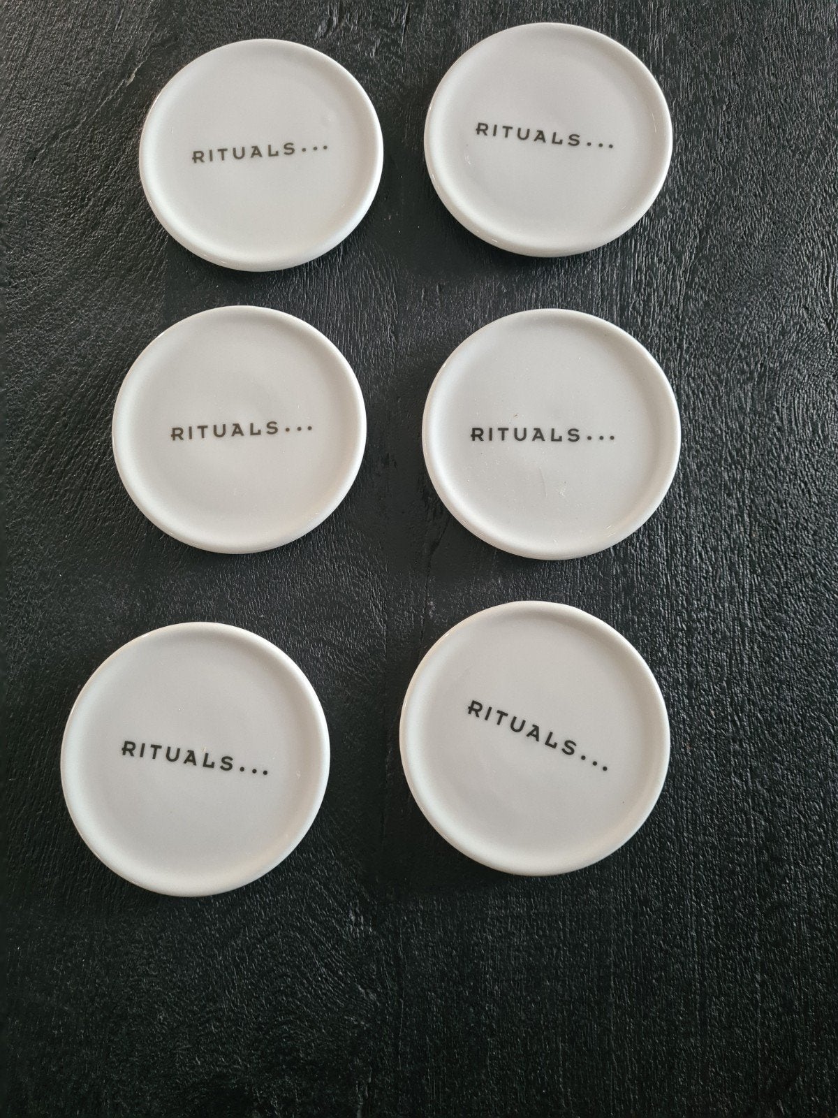 Set van 6 originele Rituals porseleinen theeschaaltjes / ond, Ophalen of Verzenden