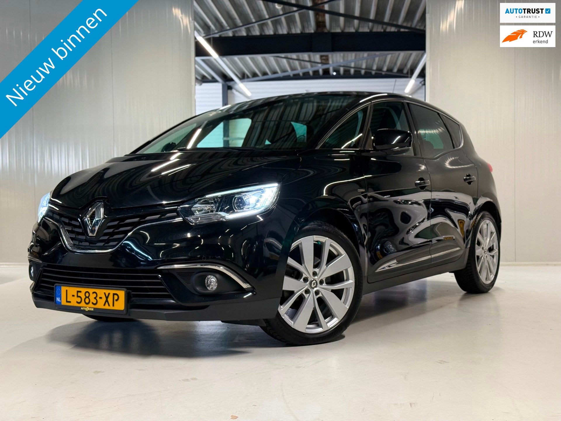 Renault Scénic 1.3 140PK TCe Limited 2019|Trekhaak| Navigat, Auto's, Voorwielaandrijving, Dealer onderhouden, Stof, 4 cilinders