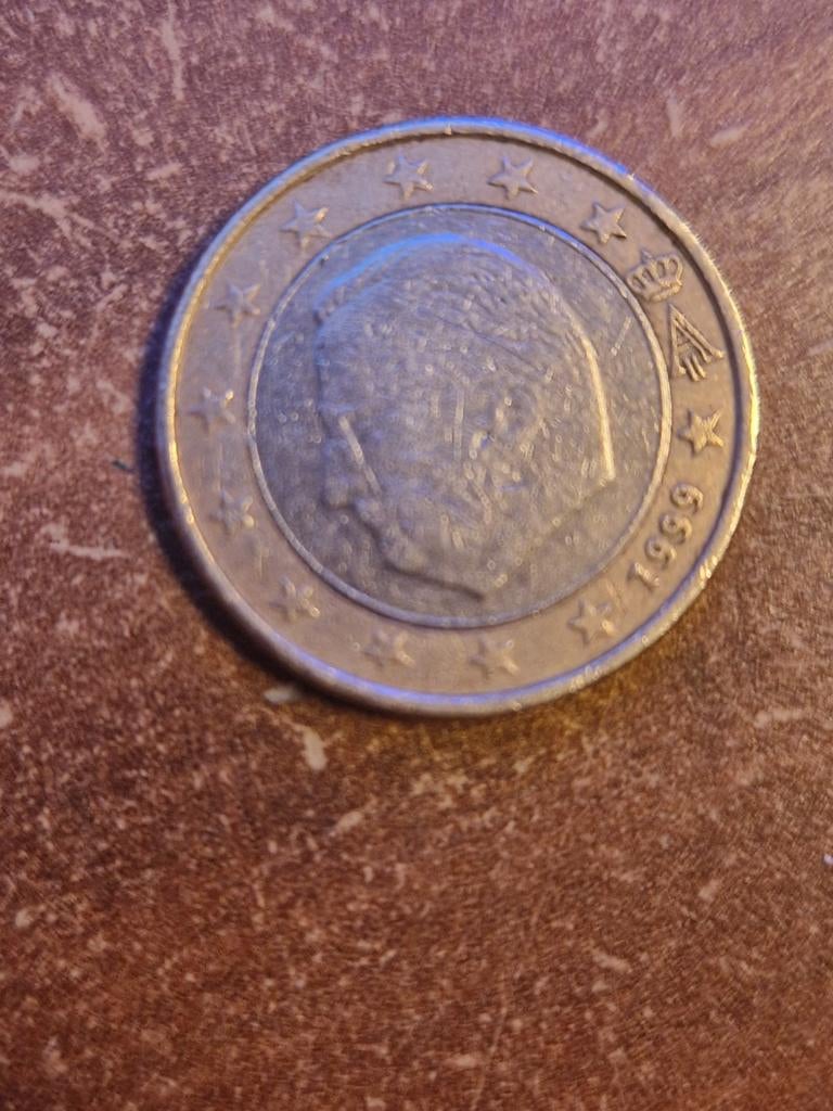 Zeldzame 1 euro munt België, Postzegels en Munten, Munten | Europa | Euromunten, Ophalen, België, 2 euro
