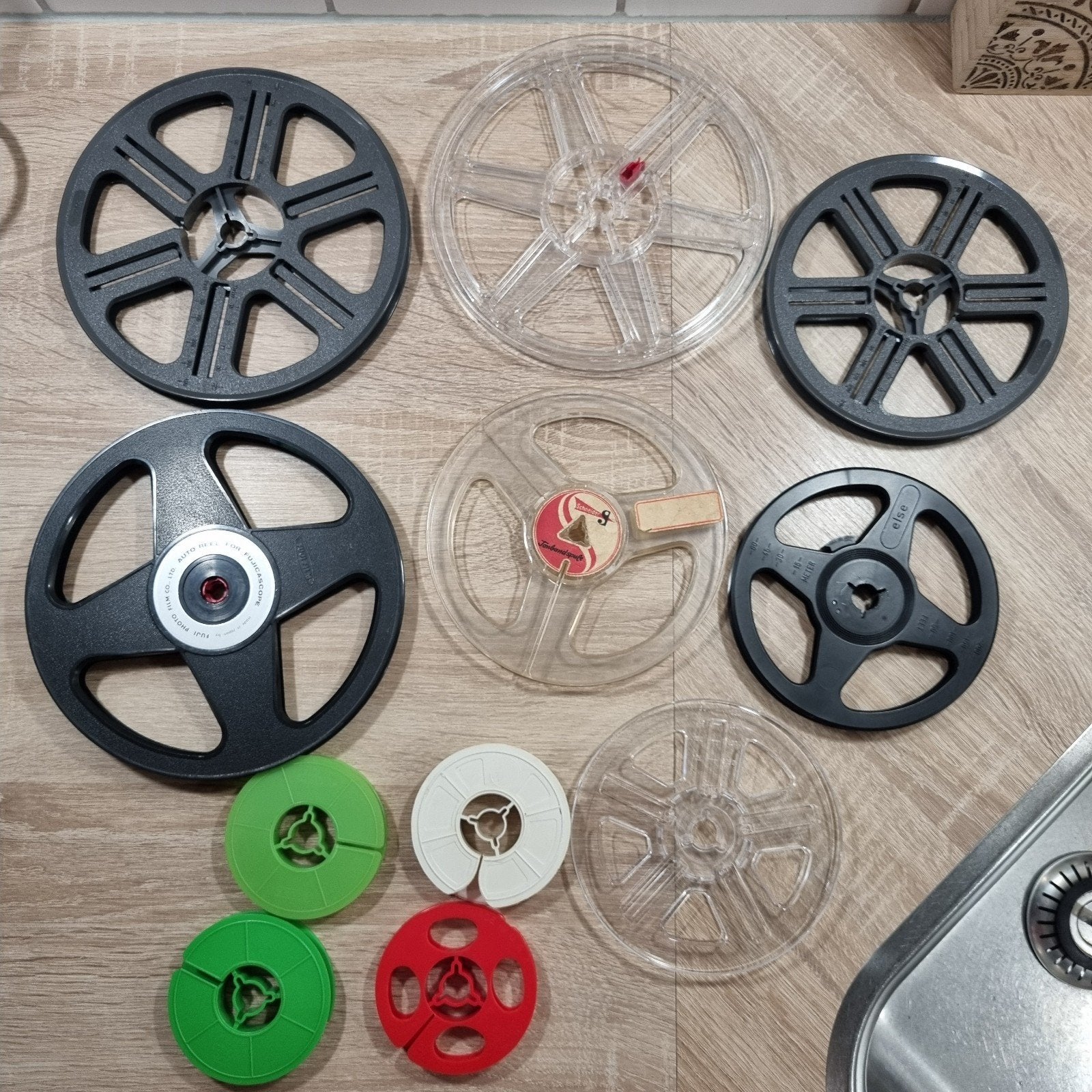 Oude filmspoelen 8mm, Audio, Tv en Foto, Filmrollen, Ophalen, 8mm film