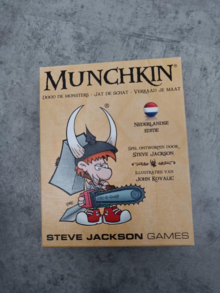 Munchkin Kaartspel - Nederlandse Editie, Vijf spelers of meer, Ophalen of Verzenden, Zo goed als nieuw, Steve Jackson Games