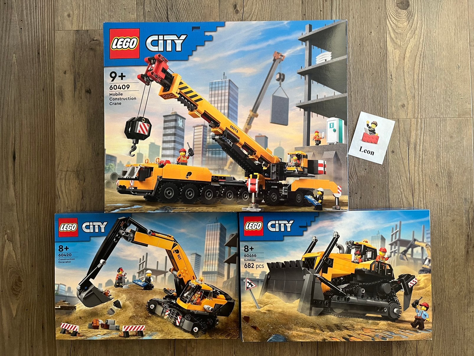 Lego City bouwvoertuigen 60409 60420 & 60466 Nieuw in doos, City, Lego, Nieuw, Ophalen of Verzenden