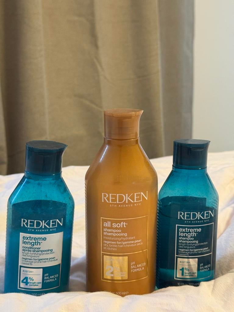 Redken Extreme Lengths & All Soft Shampoo/Conditioner Set, Ophalen of Verzenden, Nieuw, Shampoo of Conditioner