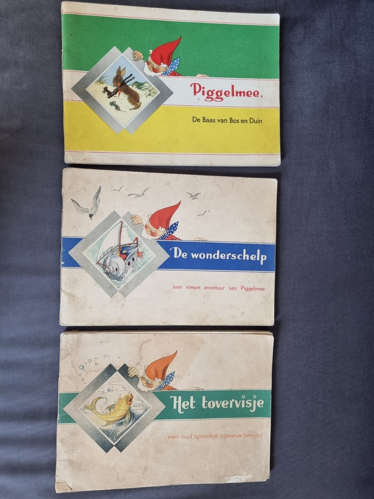 3x Piggelmee boekjes: De Baas van Bos en Duin, De Wond, Ophalen of Verzenden, Gelezen, Diverse, Sprookjes