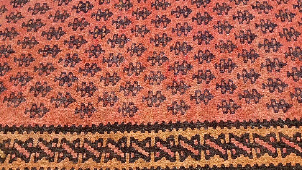 Perzisch tapijt Senneh kelim 280x140/kleed/wandkleed/Oosters, 100 tot 150 cm, Www.simatapijten.nl, 200 cm of meer, Ophalen of Verzenden