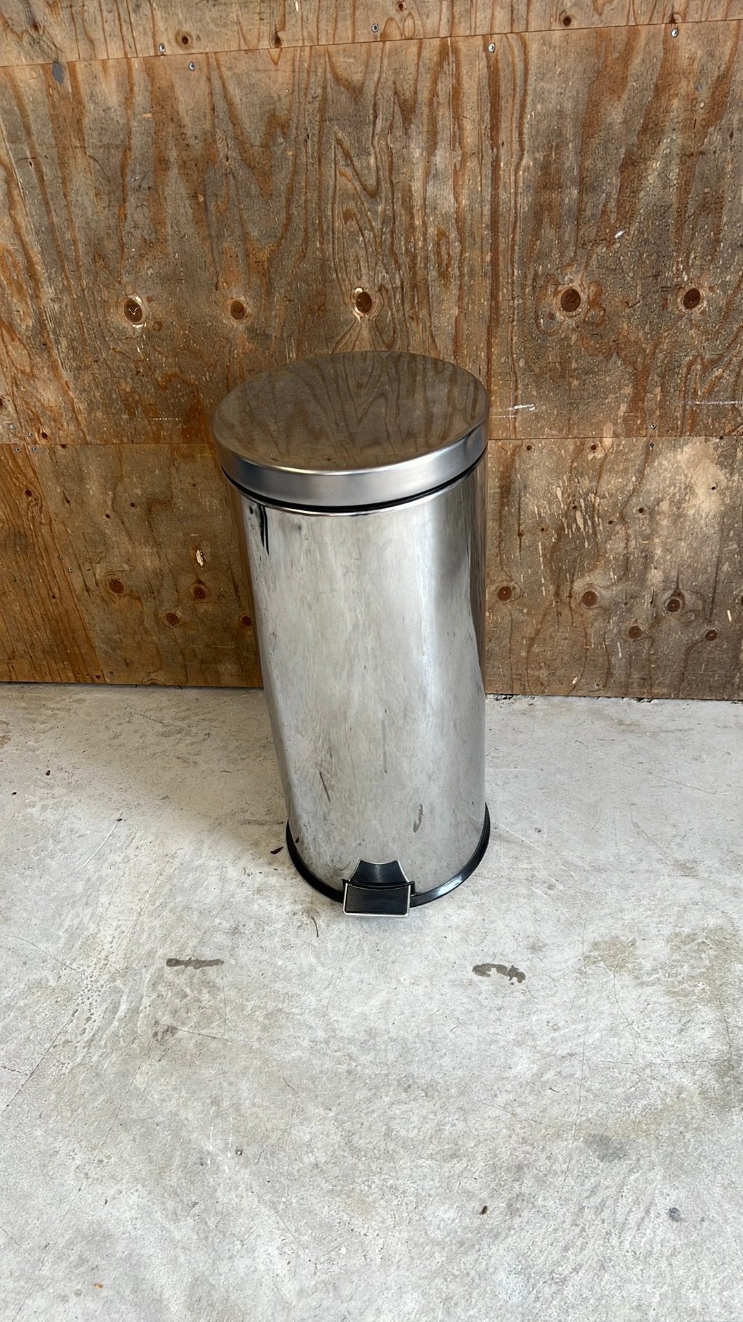 Brabantia pedaal emmer 30 liter, Ophalen, Zo goed als nieuw, Rvs