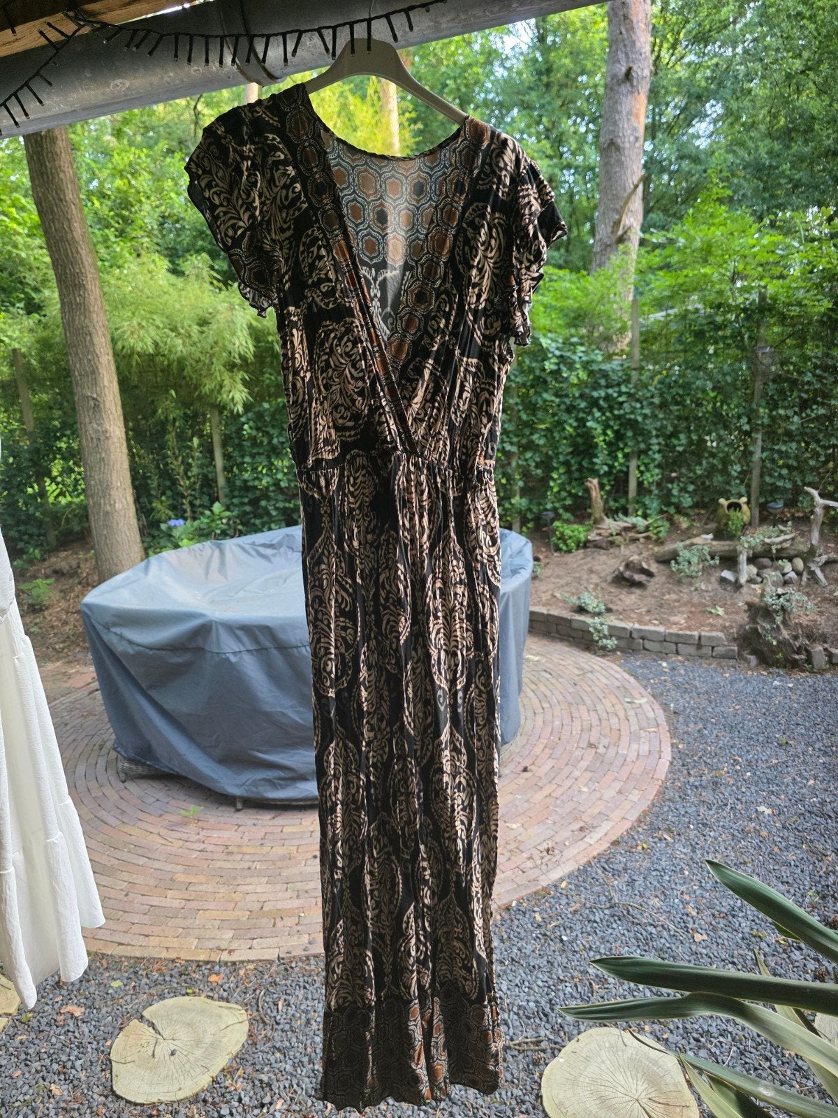 2 mooie lange jurken maat M, Kleding | Dames, Jurken, Ophalen, Zo goed als nieuw, Maat 38/40 (M), Onder de knie