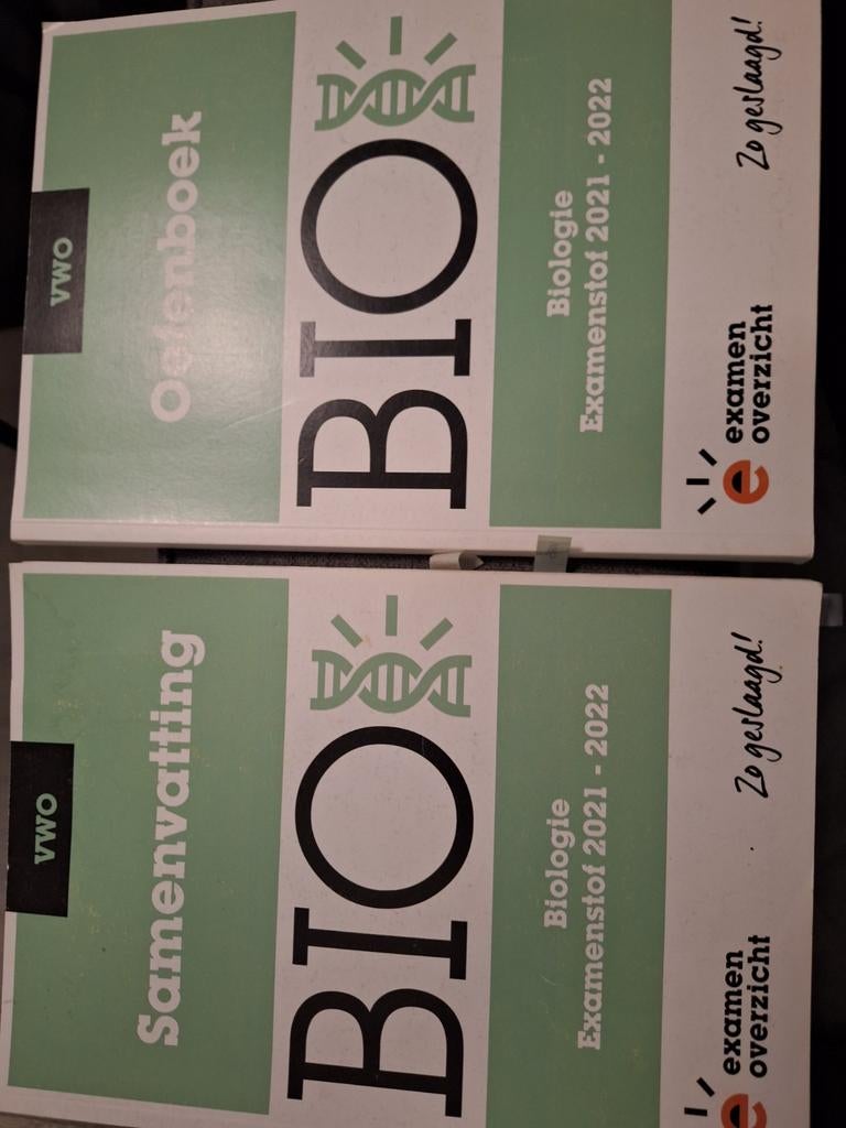 ExamenOverzicht Biologie VWO Samenvatting & Oefenboek, VWO, Biologie, Ophalen of Verzenden, ExamenOverzicht