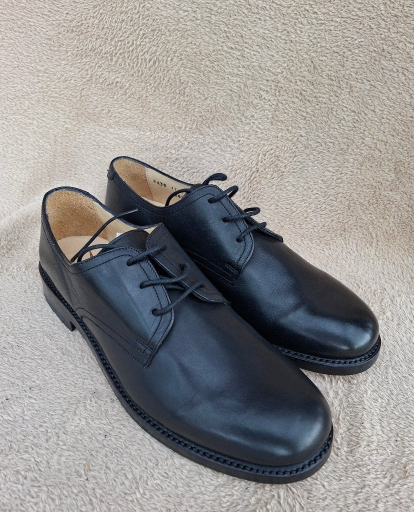 Zwarte Herenschoenen, maat 44,5. Nieuw, Zwart, Defensie, Nieuw, Ophalen of Verzenden