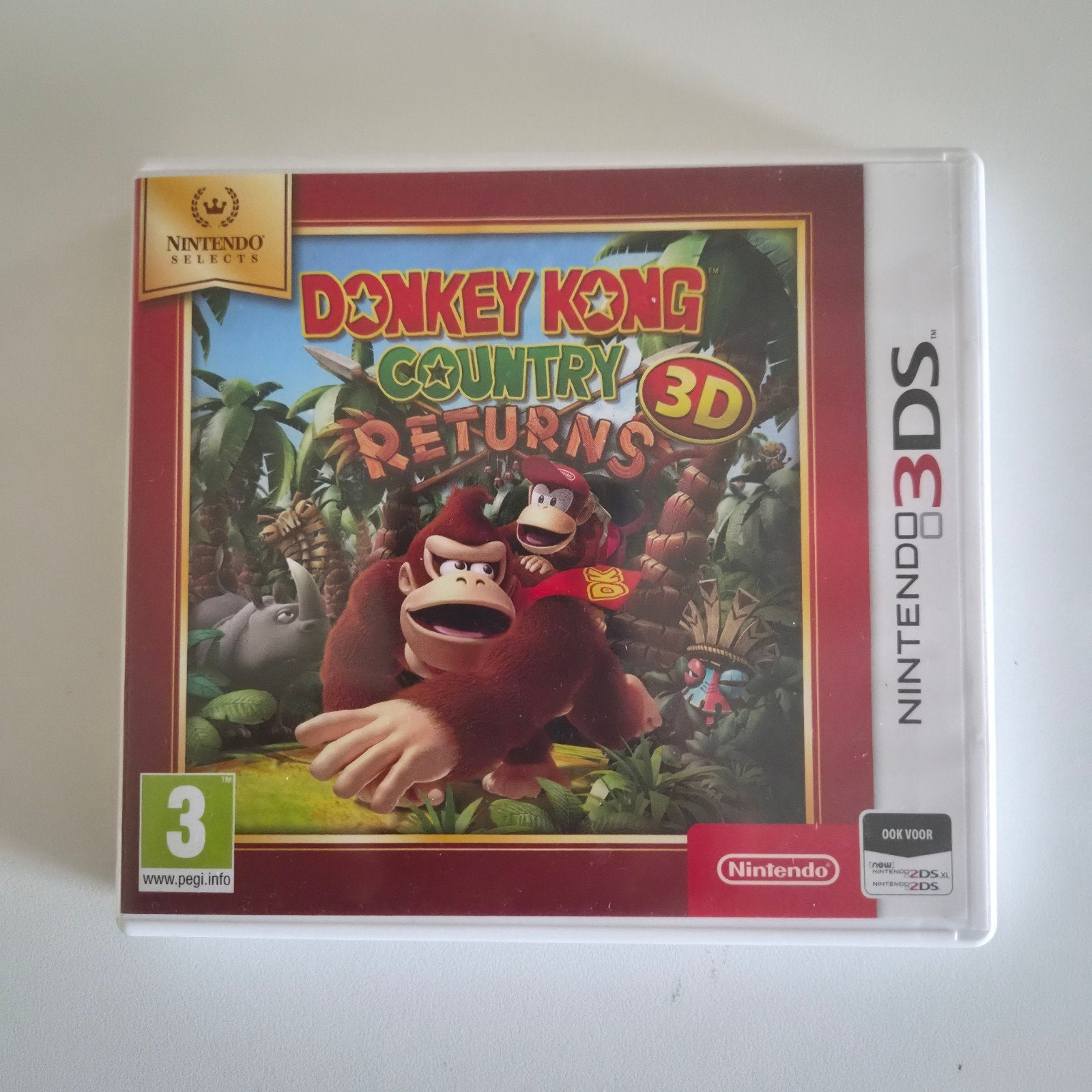 Donkey Kong Country Returns 3D - Nintendo 3DS, 1 speler, Ophalen of Verzenden, Zo goed als nieuw, Vanaf 3 jaar