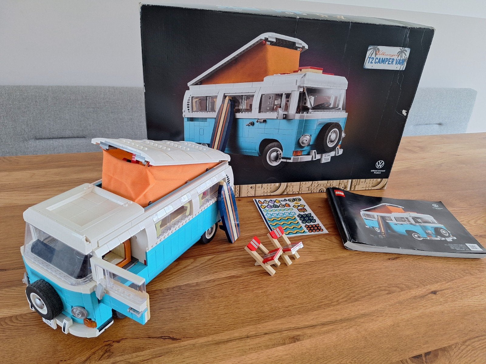 lego 10279 volkswagen t2 campervan, Overige thema's, Lego, Ophalen of Verzenden, Zo goed als nieuw