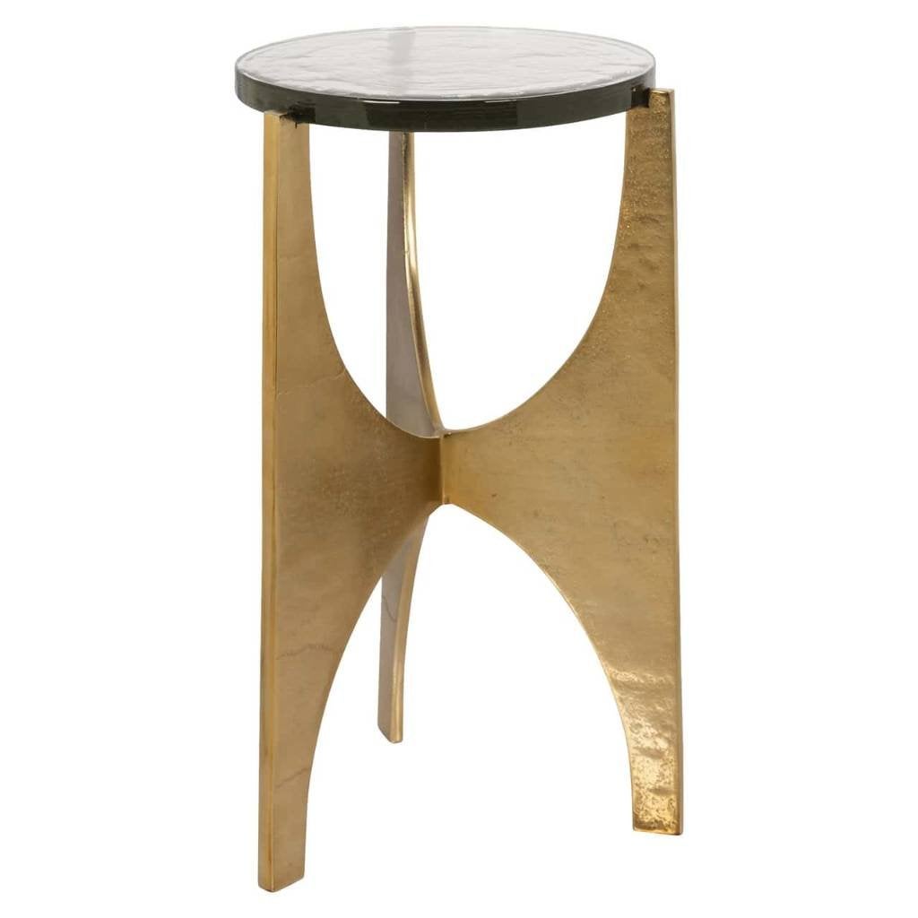 Richmond bijzettafel Avery, Huis en Inrichting, Tafels | Bijzettafels, 45 tot 60 cm, Minder dan 55 cm, Metaal of Aluminium, Rond