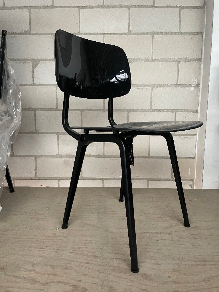 Ahrend Revolt Chair hoogglans zwart nieuw (voorraad: 20+), Ophalen, Kunststof, Zwart, Vintage