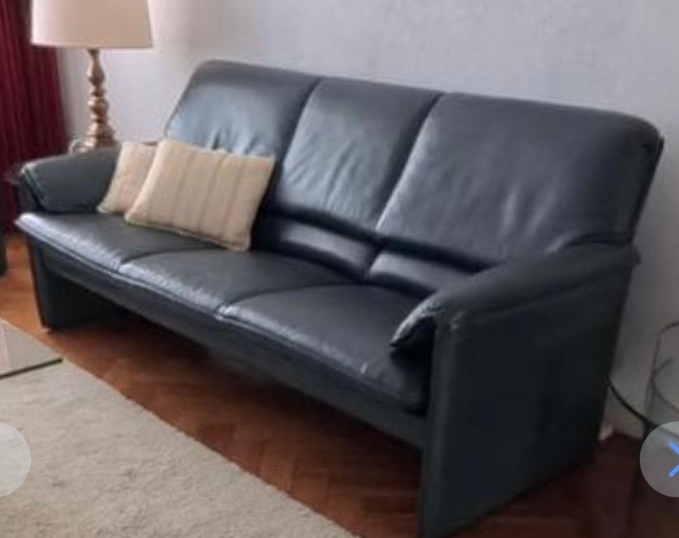Leolux Bora Bora zitbanken en fauteuil met poef, Huis en Inrichting, Banken | Bankstellen, Ophalen, Gebruikt, Overige maten, Minder dan 75 cm