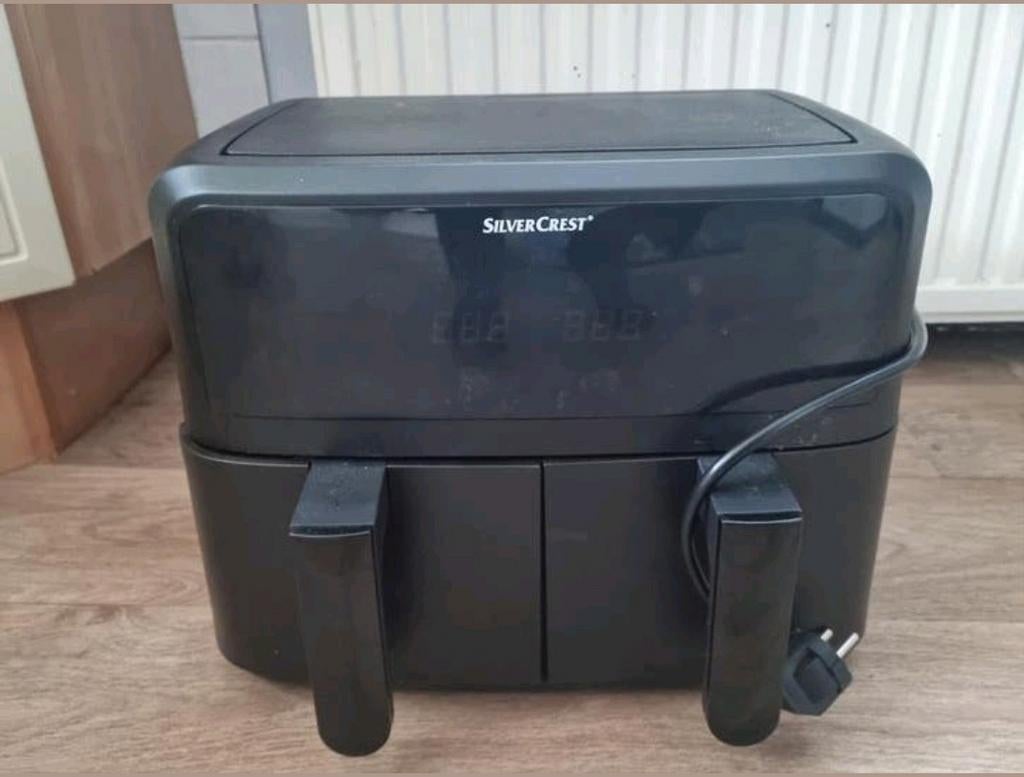 Zeer nette silvercrest airfryer - nog geen jaar jong!, Witgoed en Apparatuur, Airfryers, Zo goed als nieuw, Airfryer, 1500 gram of meer