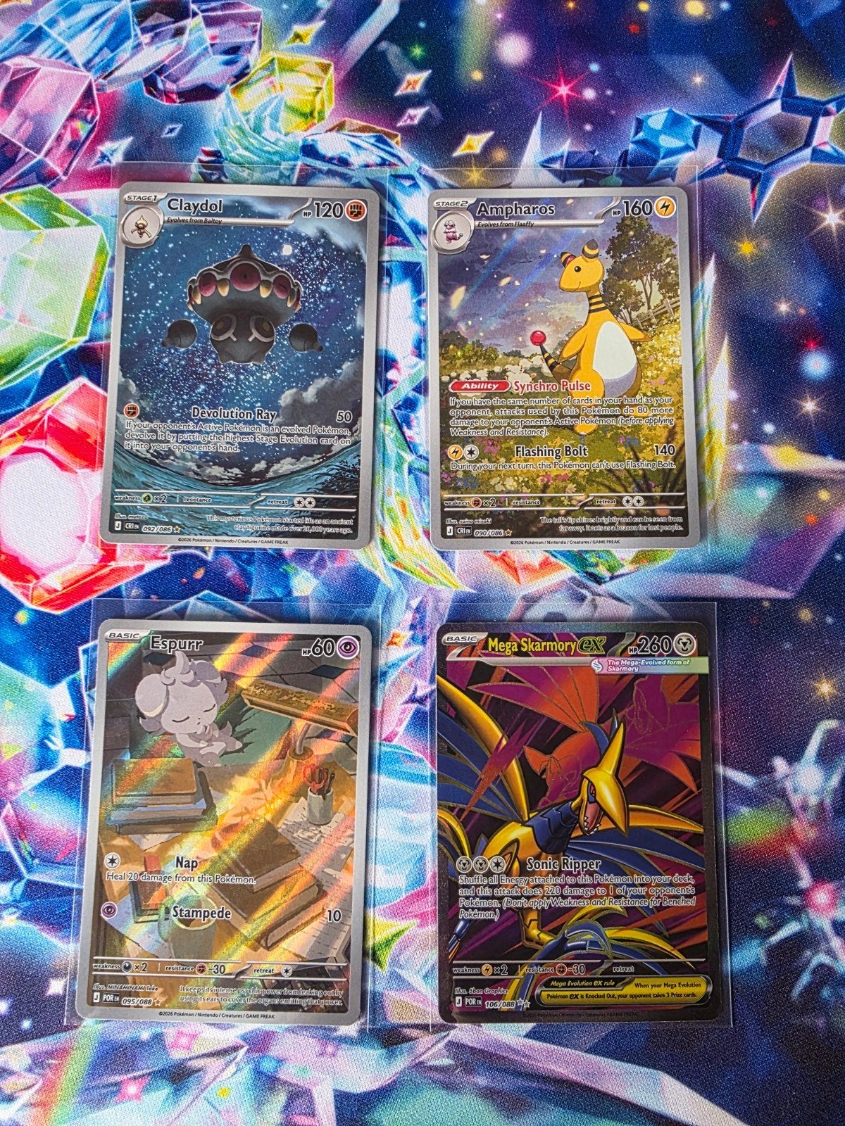 Pokémon TCG kaarten: Chaos rising en Perfect order, Ophalen, Zo goed als nieuw, Meerdere kaarten