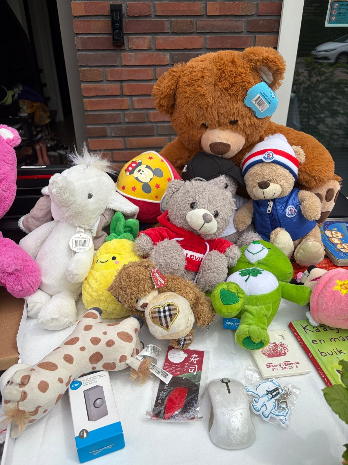 Grote collectie knuffels: beren, konijn, ananas en meer!, Ophalen of Verzenden, Zo goed als nieuw
