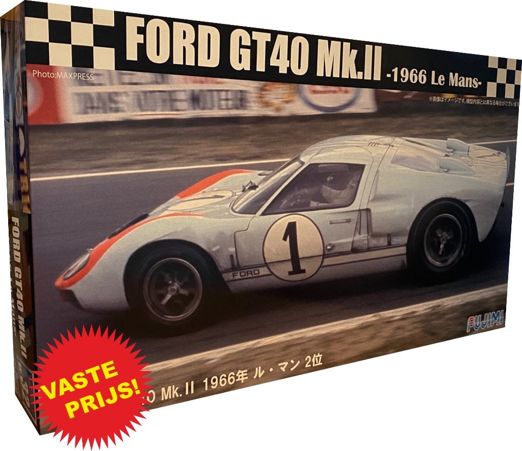 Ford GT40 Mk.II (Fujimi 12604) 1/24, Hobby en Vrije tijd, Modelbouw | Auto's en Voertuigen, Fujimi, Auto, Groter dan 1:32, Nieuw