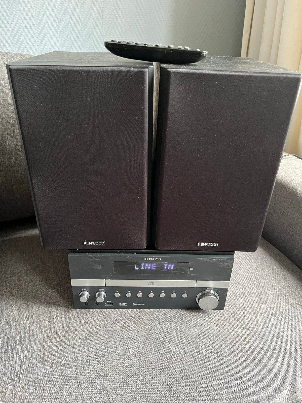 Kenwood M-7000S Microset met DAB+, Bluetooth en CD-speler, Overige merken, Gebruikt, Cd-speler, Ophalen of Verzenden