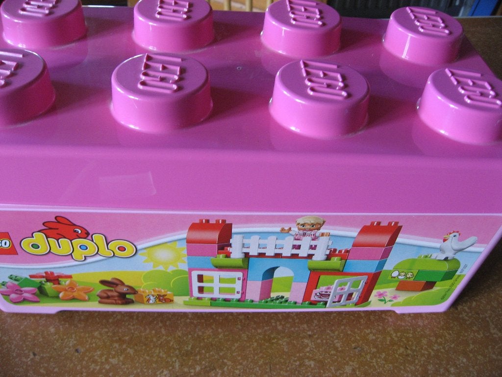 Duplo opbergbox (roze), Ophalen of Verzenden, Zo goed als nieuw, Overige typen, Duplo