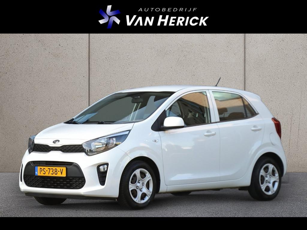 Kia Picanto 1.0 CVVT EconomyPlusLine | Airco | Cruise Contro, Voorwielaandrijving, Stof, Gebruikt, Start-stop-systeem