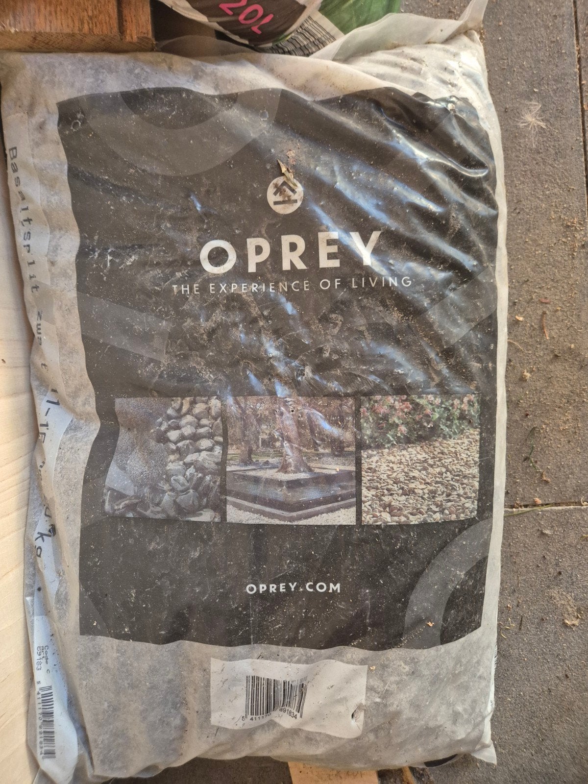 Oprey Basaltsplit Zwart 11-16 mm 20 kg, Nieuw, Grind, Basalt, Antraciet