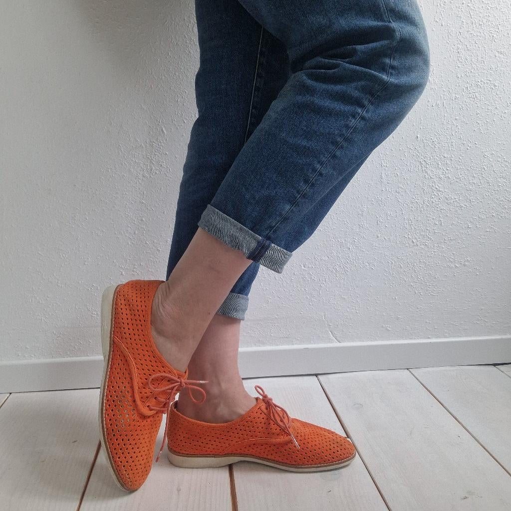 Rollie Australia Derby Punch veterschoenen. Maat 39, Oranje, Kleding | Dames, Schoenen, Schoenen met lage hakken, Nijmegen, Oranje