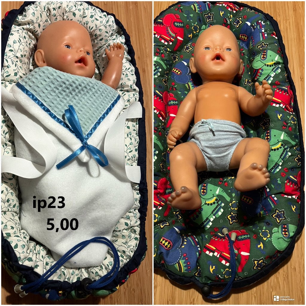Poppenkleertjes baby born. Babynestje. Opbrengst KiKa., Ophalen of Verzenden, Nieuw, Babypop