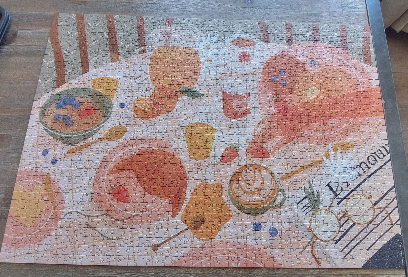 Nathan Legpuzzel Florence Sabatier - La Carte Blanche, Ophalen, 500 t/m 1500 stukjes, Zo goed als nieuw, Legpuzzel