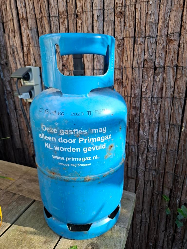 Primagaz EasyBlue 5 kg propaan gasfles (leeg), Ophalen, Gebruikt