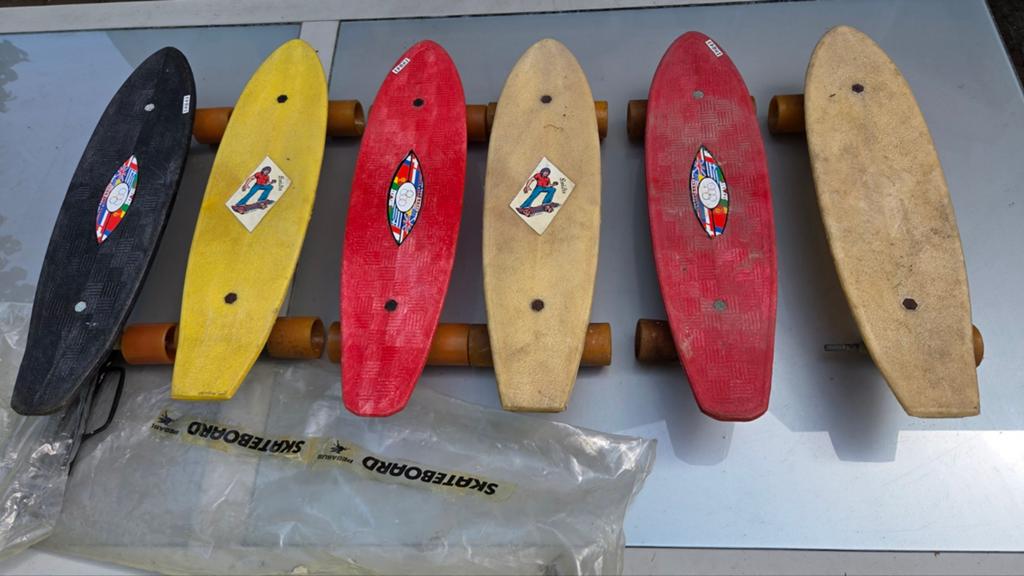 6x oud skateboard / vintage penny board Pegasus Pegassos, Sport en Fitness, Skateboarden, Ophalen of Verzenden, Gebruikt, Skateboard