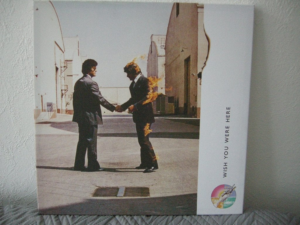 Print op canvas Pink Floyd Wish You Were Here - zgan, Ophalen, Minder dan 50 cm, 5 – 50, Print
