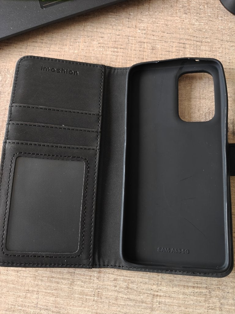 boekhoesje (flipcase) voor de Samsung Galaxy A53 5G., Zwart, Nieuw, Ophalen of Verzenden, Leer