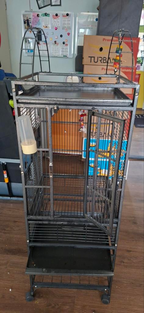 Vogel kooi, Dieren en Toebehoren, Vogels | Hokken en Kooien, Ophalen, Metaal, Vogelkooi