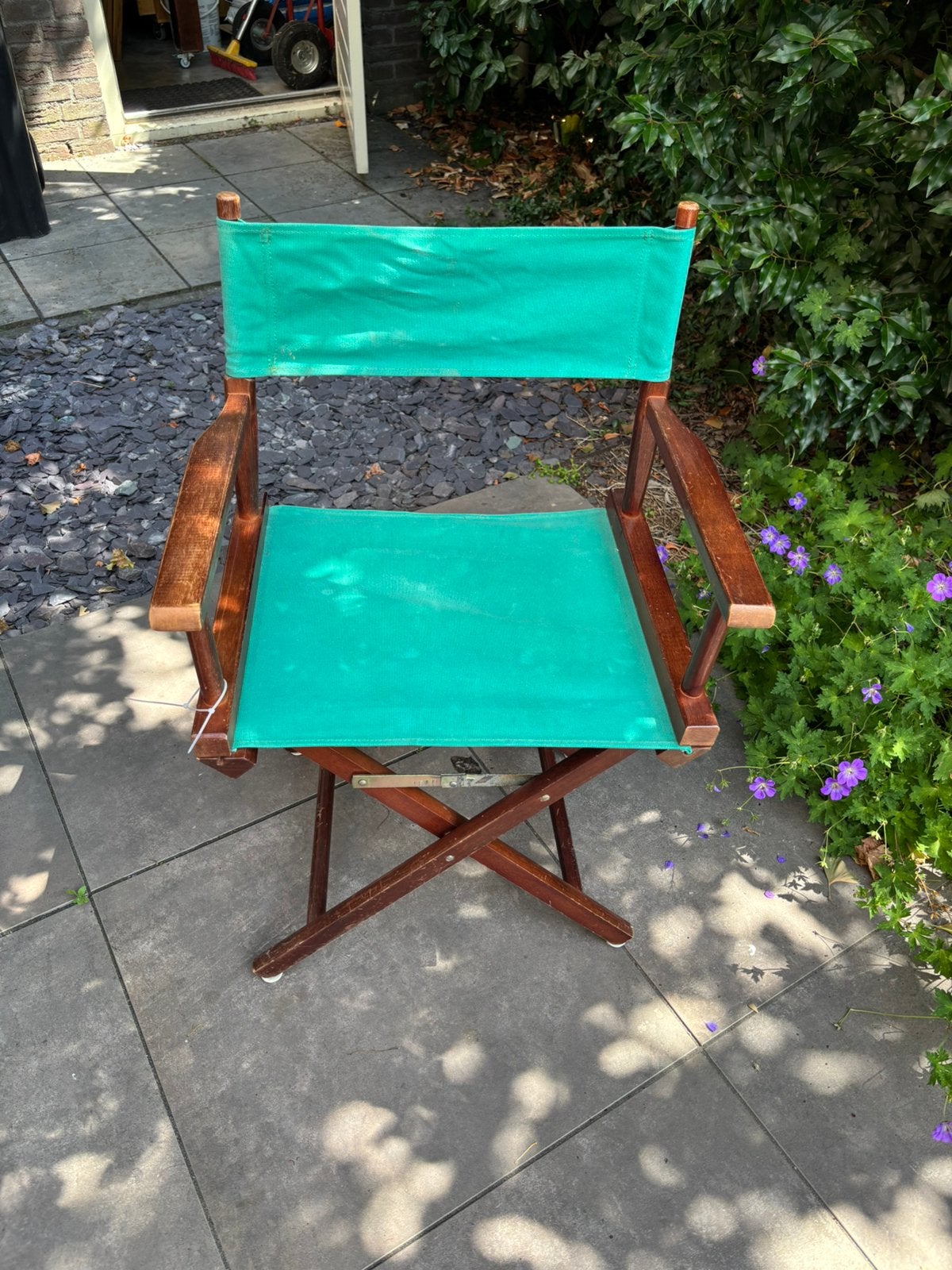 Regisseur stoel, Tuin en Terras, Ophalen, Gebruikt, Hout