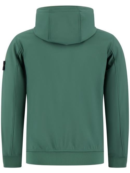Stone Island Soft Shell-R Tussenjas Groen, Maat 52/54 (L), Ophalen of Verzenden, Stone Island, Gedragen