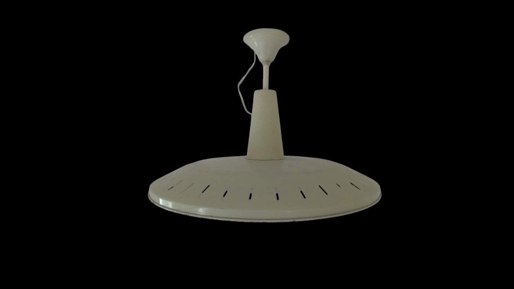 Vintage ufo,spaceage in geel/groen, Haute België, jaren 1960, Ophalen, Gebruikt, Metaal, 50 tot 75 cm