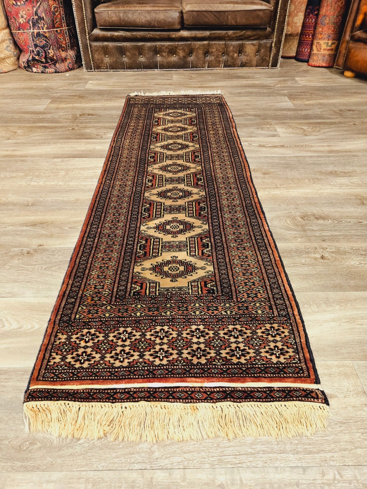 Oosters Handgeknoopte Loper. prachtige kleuren en patronen!, 100 tot 150 cm, Perzisch, Rechthoekig