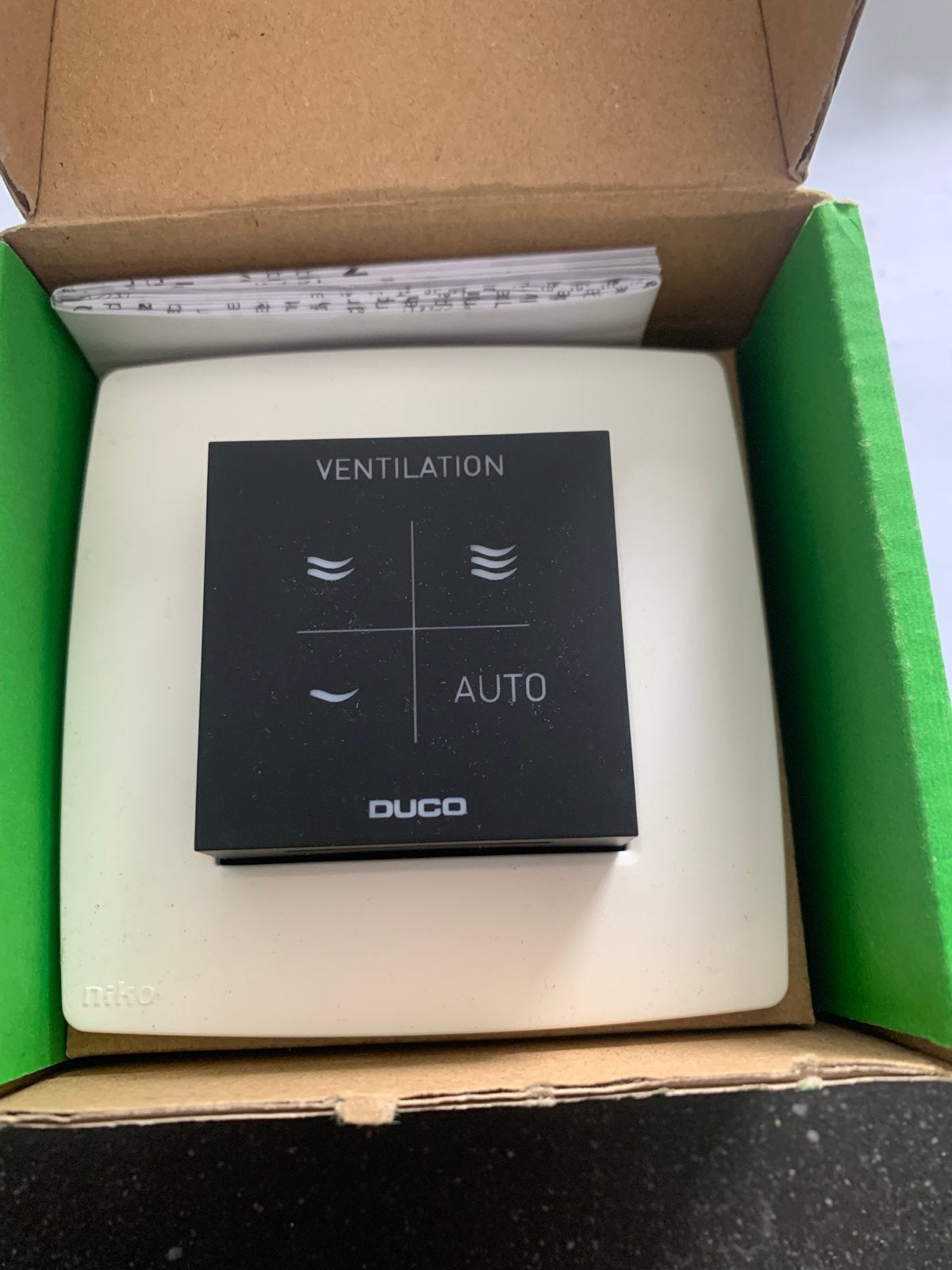 Duco Bedieningsschakelaar RF/230V Ventilatie, Ophalen, Nieuw, Ventilator