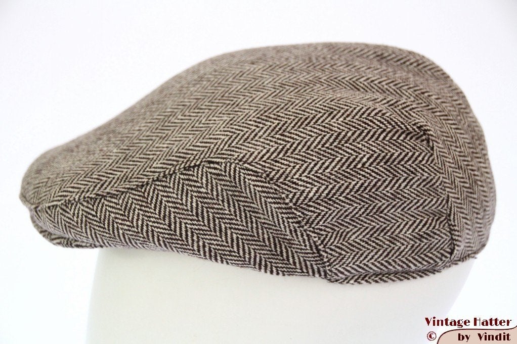 platte pet Hawkins vissengraat bruin maten 58, 59, 60 Nieuw, Hawkins, Nieuw, Ophalen of Verzenden, Pet