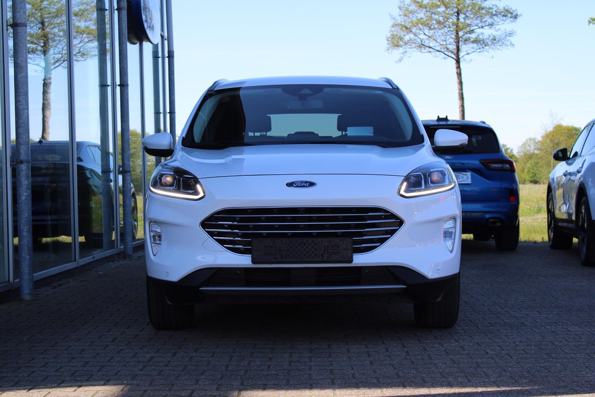 Ford Kuga 2.5 PHEV Titanium | Stoel + Stuurverwarming | Adap, Auto's, Ford, Gebruikt, Euro 6, 4 cilinders, Wit