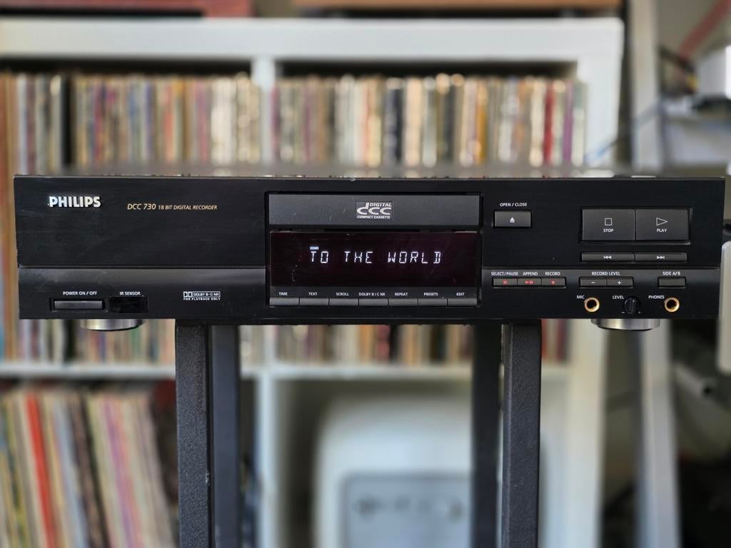 Philips DCC 730, Audio, Tv en Foto, Ophalen, Enkel, Philips, Tiptoetsen