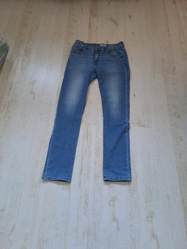 Blauwe Vigino spijkerbroek slim fit, Zo goed als nieuw, Vingino, Jongen, Ophalen