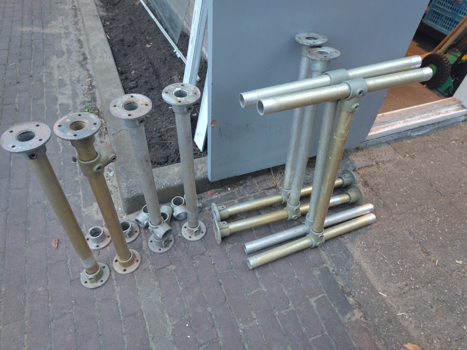 Steigerpijpen en -koppelstukken aluminium Ø 42 mm, Ophalen, Gebruikt, Overige typen, Minder dan 2 meter