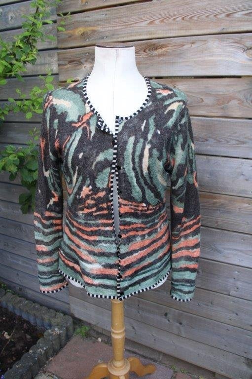 Vest groen/ oranje Gerry Weber mt L Vaste prijs, Maat 42/44 (L), Ophalen of Verzenden, Zo goed als nieuw, Gerry weber