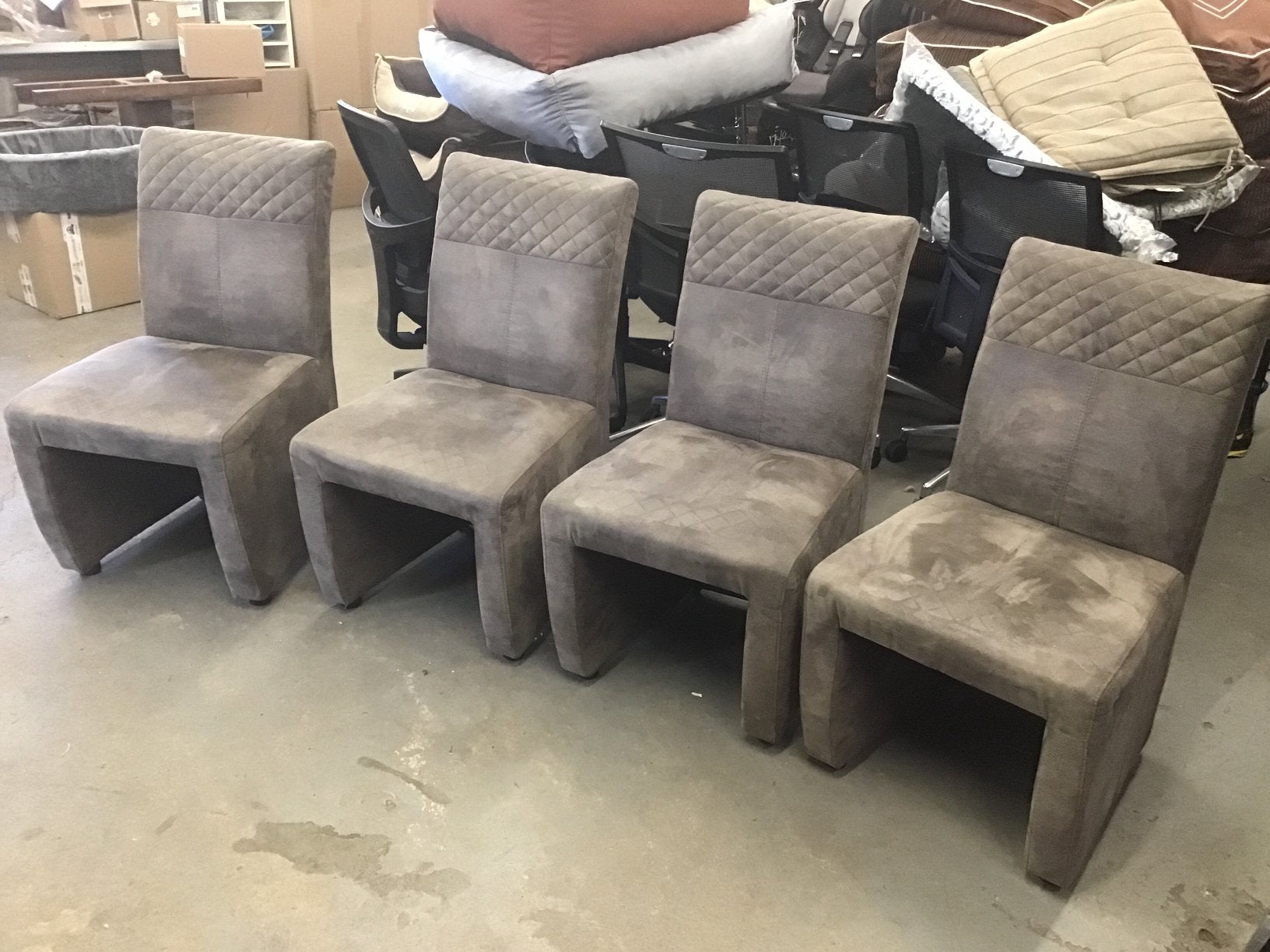 4stoelen 50., Ophalen, Zo goed als nieuw, Grijs