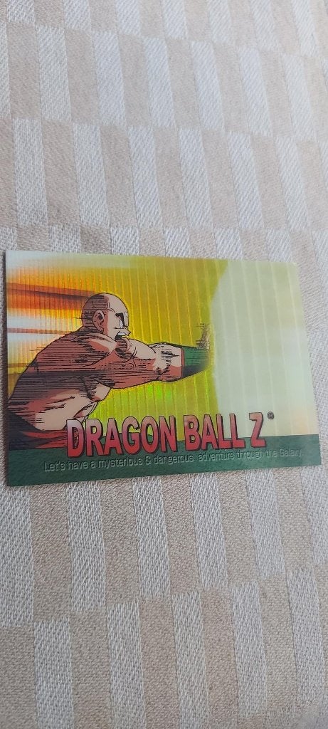 dragonball z kaart reverseholo Tien Blast, Ophalen of Verzenden, Nieuw, Losse kaart