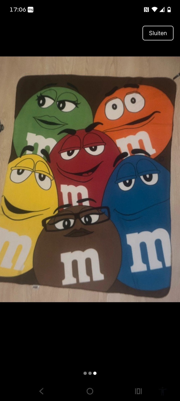 M&aM plaid/ deken, Ophalen of Verzenden, Zo goed als nieuw