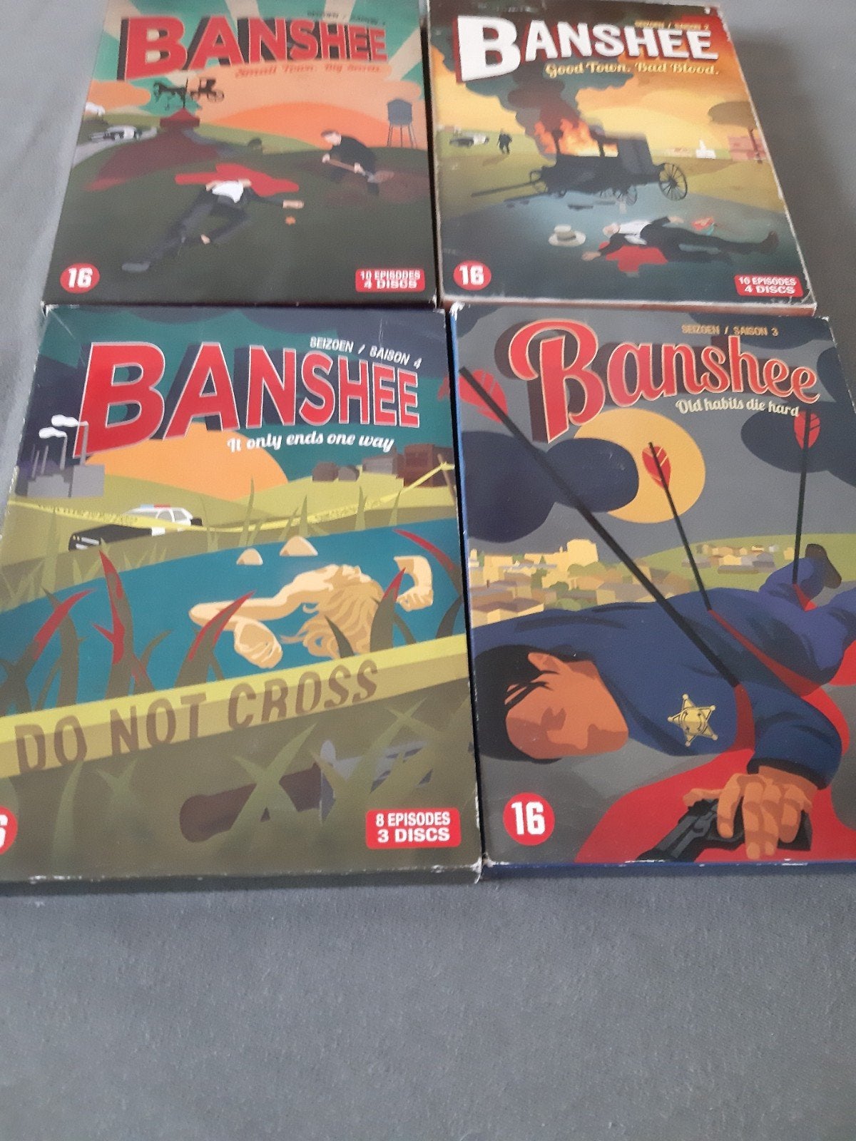 Banshee Complete Serie Seizoen 1-4, Vanaf 16 jaar, Nederlands, Actiethriller, Ophalen of Verzenden