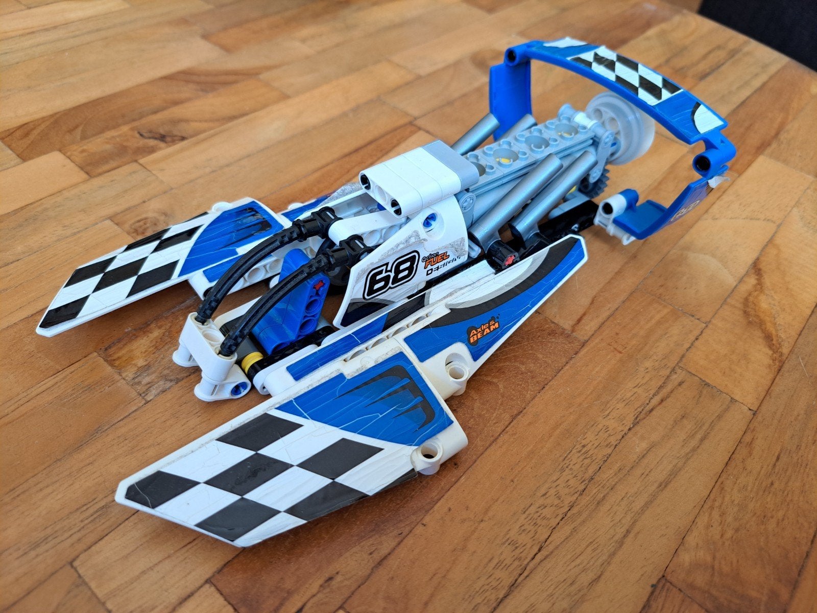 Lego Technic 42045 - Raceboot - Compleet met instructies, Gebruikt, Lego, Inclusief instructies, Ophalen of Verzenden